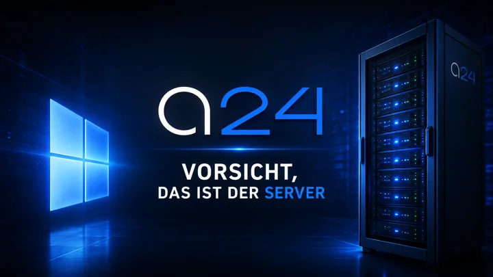 Hintergrundbild: A24 – Vorsicht, das ist der Server